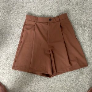 Zara Tailored Oversized Bermuda Shorts